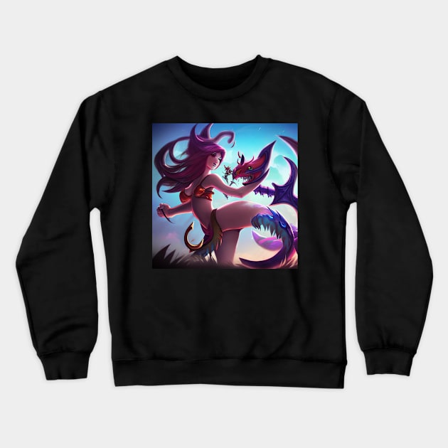 Shyvana artwork Crewneck Sweatshirt by Maffw